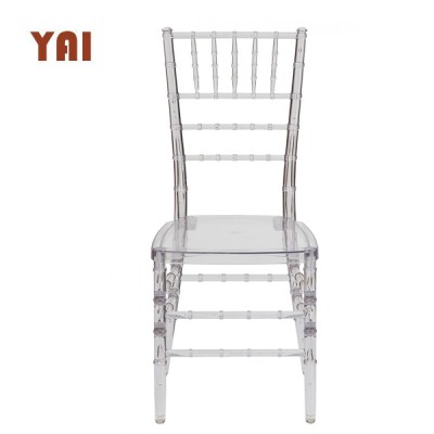 event furniture design resin crystal banquet clear acrylic wedding dining plastic chiavari chair for sale